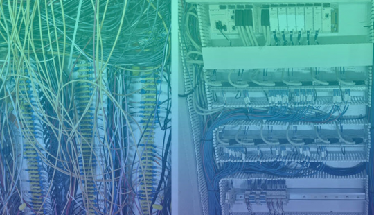 old and new plc panel